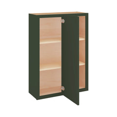 Modernform Cabinet Slim Sage Green 30" W X 42" H X 12" D Single Door Blind Corner Wall Cabinet