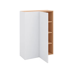 Modernform Cabinet Matte White 30" W X 42" H X 12" D Single Door Blind Corner Wall Cabinet