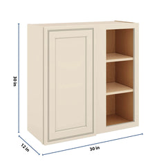 J&K Pearl Glazed H9 Blind Wall Cabinet - 30" W x 30" H