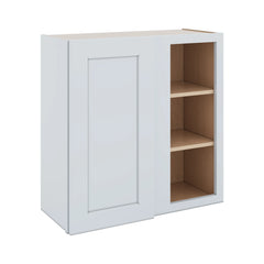 J&K White Shaker S8 Blind Wall Cabinet - 30" W x 30" H