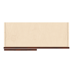 J&K Mahogany J5 Blind Wall Cabinet - 30" W x 30" H