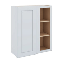 J&K White Shaker S8 Blind Wall Cabinet - 30" W x 36" H