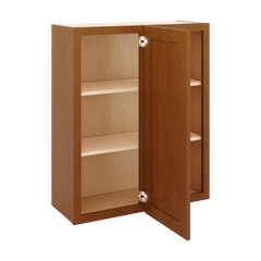 J&K Mocha Glazed K10 Blind Wall Cabinet - 30" W x 36" H
