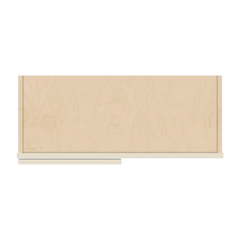 J&K Pearl Glazed H9 Blind Wall Cabinet - 30" W x 36" H