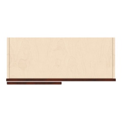 J&K Mahogany J5 Blind Wall Cabinet - 30" W x 36" H
