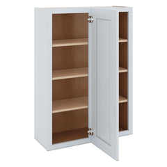 J&K White Shaker S8 Blind Wall Cabinet - 30" W x 42" H