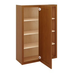 J&K Mocha Glazed K10 Blind Wall Cabinet - 30" W x 42" H