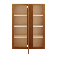 J&K Mocha Glazed K10 Blind Wall Cabinet - 30" W x 42" H