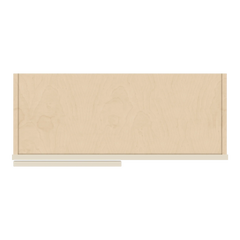 J&K Pearl Glazed H9 Blind Wall Cabinet - 30" W x 42" H