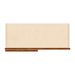 J&K Mocha Glazed K10 Blind Wall Cabinet - 30" W x 42" H