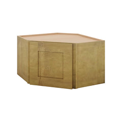 Modernform Cabinet Natural Shaker 24" W X 15" H X 12" D Diagonal Corner Wall Cabinet