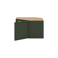 Modernform Cabinet Slim Sage Green 24" W X 15" H X 12" D Diagonal Corner Wall Cabinet