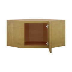 Modernform Cabinet Natural Shaker 24" W X 15" H X 12" D Diagonal Corner Wall Cabinet