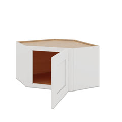 Modernform Cabinet White Shaker 24" W X 15" H X 12" D Diagonal Corner Wall Cabinet