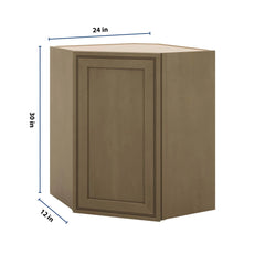 J&K Hazel H8 Wall Diagonal Cabinet - 24" W x 30" H