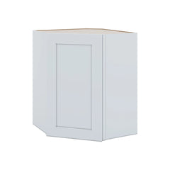 J&K White Shaker S8 Wall Diagonal Cabinet - 24" W x 30" H