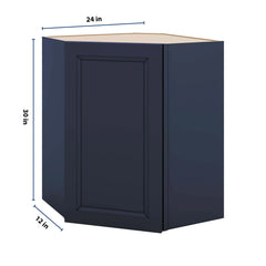 J&K Naval B7 Wall Diagonal Cabinet - 24" W x 30" H