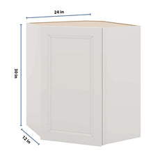J&K Pure B5 Wall Diagonal Cabinet - 24" W x 30" H