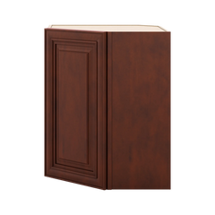 J&K Mahogany J5 Wall Diagonal Cabinet - 24" W x 30" H
