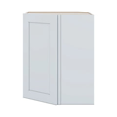 J&K White Shaker S8 Wall Diagonal Cabinet - 24" W x 30" H