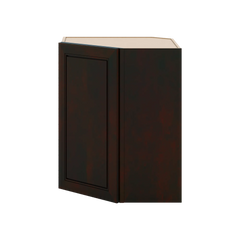 J&K Espresso K8 Wall Diagonal Cabinet - 24" W x 30" H
