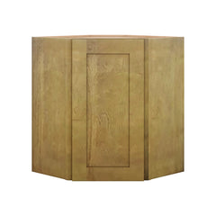 Modernform Cabinet Natural Shaker 24" W X 30" H X 12" D Wall Diagonal Corner Cabinet