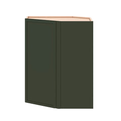 Modernform Cabinet Slim Sage Green 24" W X 30" H X 12" D Wall Diagonal Corner Cabinet