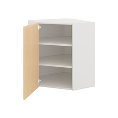 Modernform Cabinet Natural Oak 24" W X 30" H X 12" D Wall Diagonal Corner Cabinet