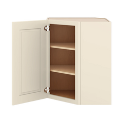 J&K Pearl Glazed H9 Wall Diagonal Cabinet - 24" W x 30" H