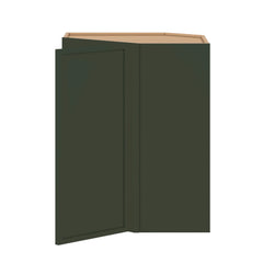 Modernform Cabinet Slim Sage Green 24" W X 30" H X 12" D Wall Diagonal Corner Cabinet