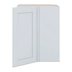 J&K White Shaker S8 Wall Diagonal Cabinet - 24" W x 30" H