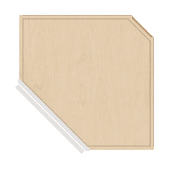 J&K Pure B5 Wall Diagonal Cabinet - 24" W x 30" H