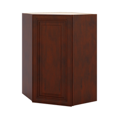 J&K Mahogany J5 Wall Diagonal Cabinet - 24" W x 36" H