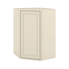 J&K Pearl Glazed H9 Wall Diagonal Cabinet - 24" W x 36" H