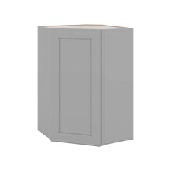 J&K Castle Grey S5 Wall Diagonal Cabinet - 24" W x 36" H