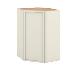 Modernform Cabinet Slim Dove White 24" W X 36" H X 12" D Wall Diagonal Corner Cabinet