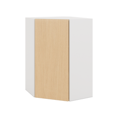 Modernform Cabinet Natural Oak 24" W X 36" H X 12" D Wall Diagonal Corner Cabinet