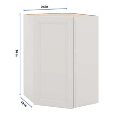 J&K Pure B5 Wall Diagonal Cabinet - 24" W x 36" H