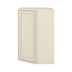 J&K Pearl Glazed H9 Wall Diagonal Cabinet - 24" W x 36" H