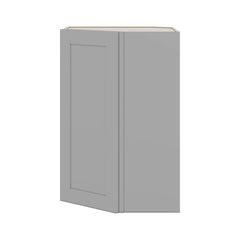 J&K Castle Grey S5 Wall Diagonal Cabinet - 24" W x 36" H