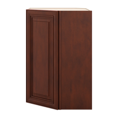 J&K Mahogany J5 Wall Diagonal Cabinet - 24" W x 36" H