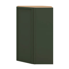 Modernform Cabinet Slim Sage Green 24" W X 36" H X 12" D Wall Diagonal Corner Cabinet