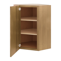 J&K Butterscotch B8 Wall Diagonal Cabinet - 24" W x 36" H