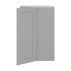 J&K Castle Grey S5 Wall Diagonal Cabinet - 24" W x 36" H