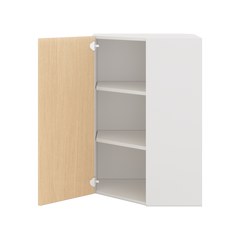 Modernform Cabinet Natural Oak 24" W X 36" H X 12" D Wall Diagonal Corner Cabinet