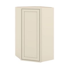 J&K Pearl Glazed H9 Wall Diagonal Cabinet - 24" W x 42" H