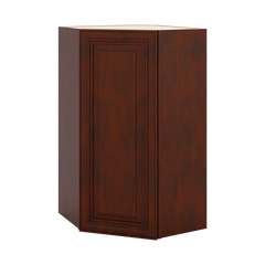 J&K Mahogany J5 Wall Diagonal Cabinet - 24" W x 42" H