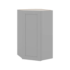 J&K Castle Grey S5 Wall Diagonal Cabinet - 24" W x 42" H