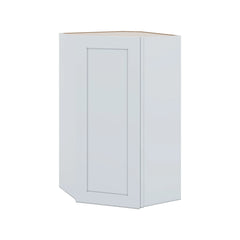 J&K White Shaker S8 Wall Diagonal Cabinet - 24" W x 42" H