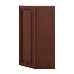 J&K Mahogany J5 Wall Diagonal Cabinet - 24" W x 42" H